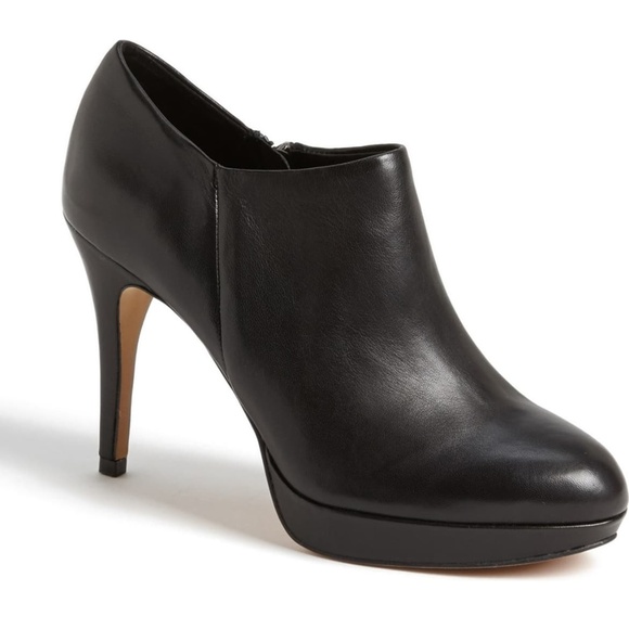 Vince Camuto Elvin Black Nappa Leather Platform Stiletto Bootie Womens 9.5B - Picture 8 of 9